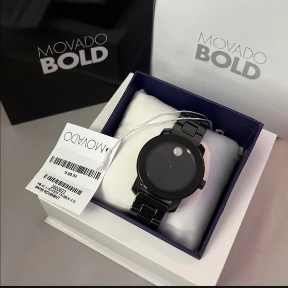 New with boxes and tags movado women’s watch Amazon.com: Movado Bold Iconic Women main image 3
